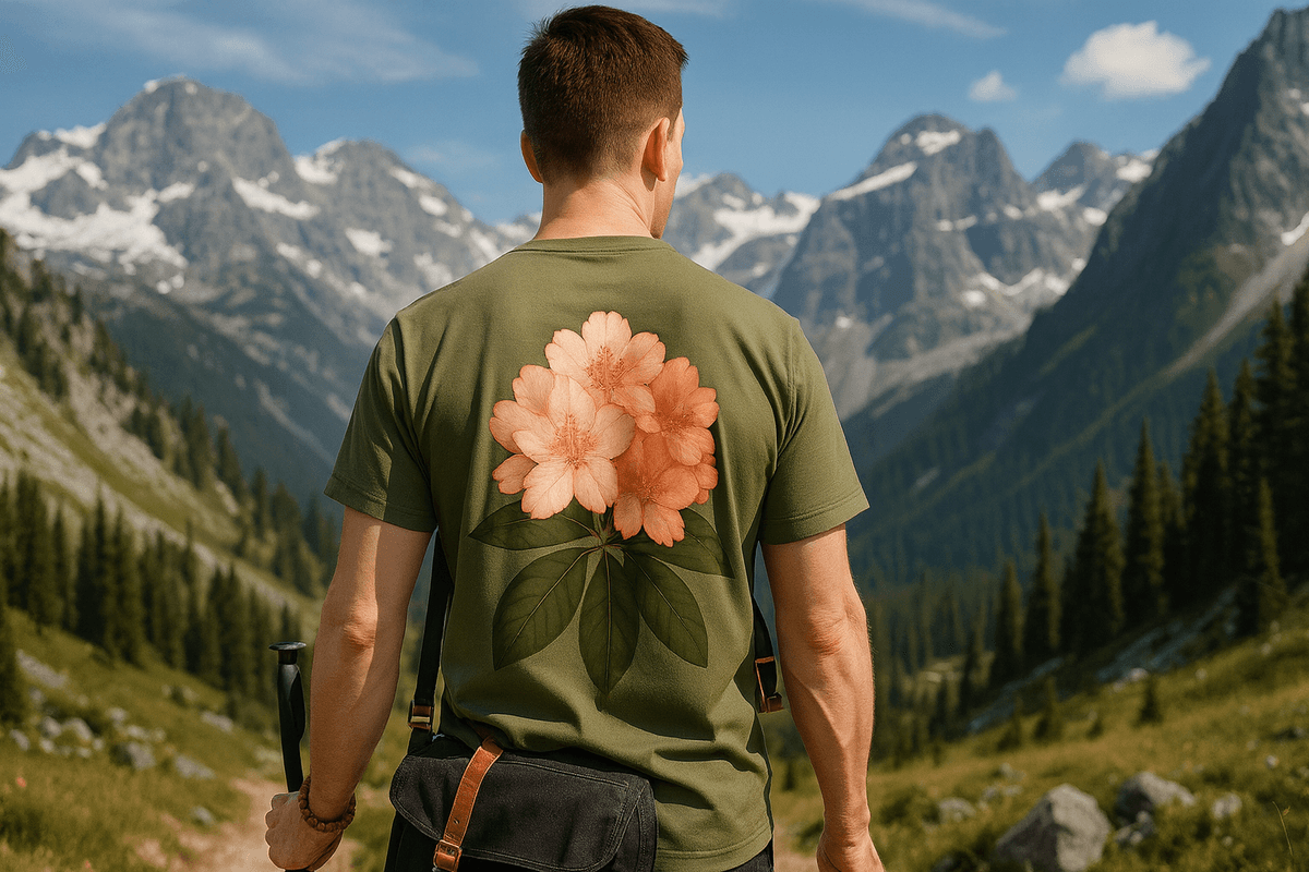T-shirt with flower