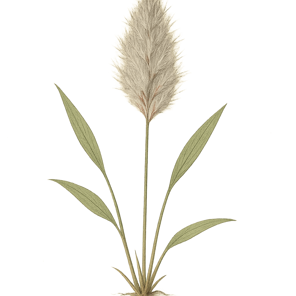 Springfield's beardgrass botanical artwork