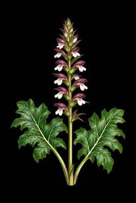 acanthus botanical artwork