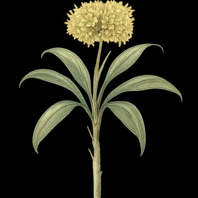 dracaena botanical artwork