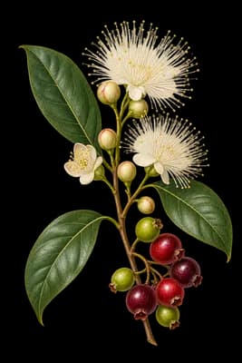 aggregate eugenia botanical illustration