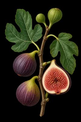 fig botanical artwork