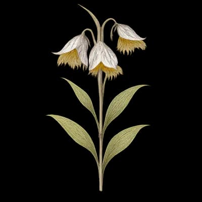 adobe lily botanical artwork