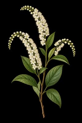 sweetspire botanical artwork