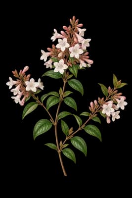 abelia botanical artwork