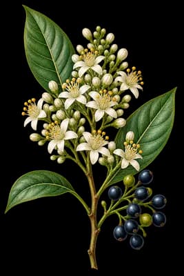auwahi melicope botanical artwork
