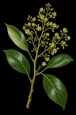 avocado botanical artwork