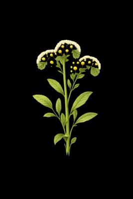 adobe popcornflower botanical artwork