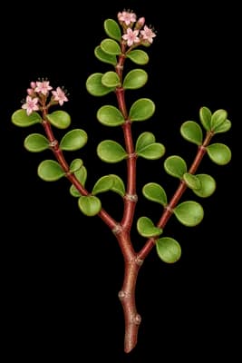 elephant bush botanical artwork