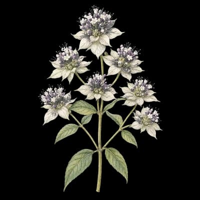 mountainmint botanical artwork