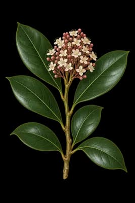 Skimmia botanical artwork