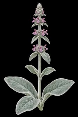 hedgenettle botanical artwork