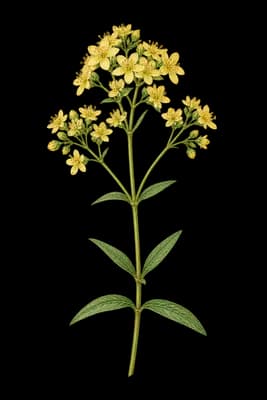 alpine meadow-rue botanical artwork