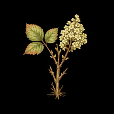Atlantic poison oak botanical artwork